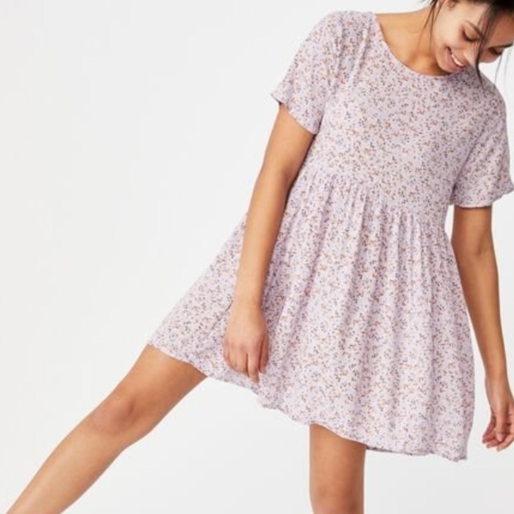 Cotton On The Good Times Babydoll Mini‎ Dress
